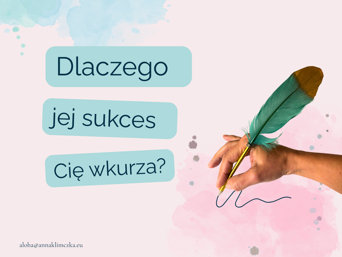 Anna Klimczak - ręka z piórem. Zazdrość w biznesie i Złoty Cień.